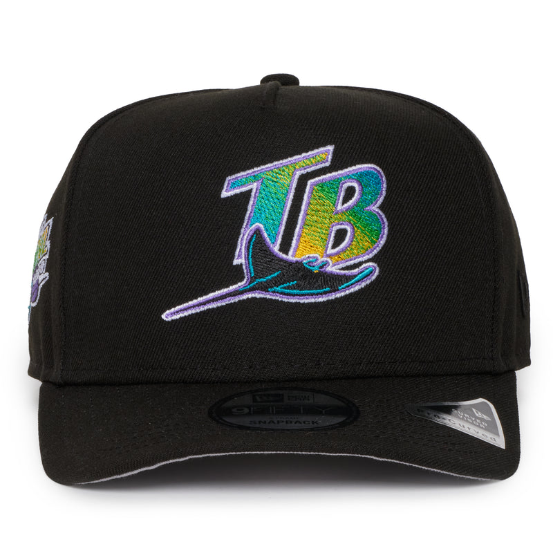 Tampa Bay Rays Black 950 AFrame 98 Inag. Snap Back