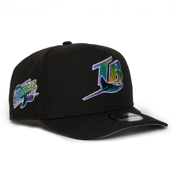 Tampa Bay Rays Black 950 AFrame 98 Inag. Snap Back