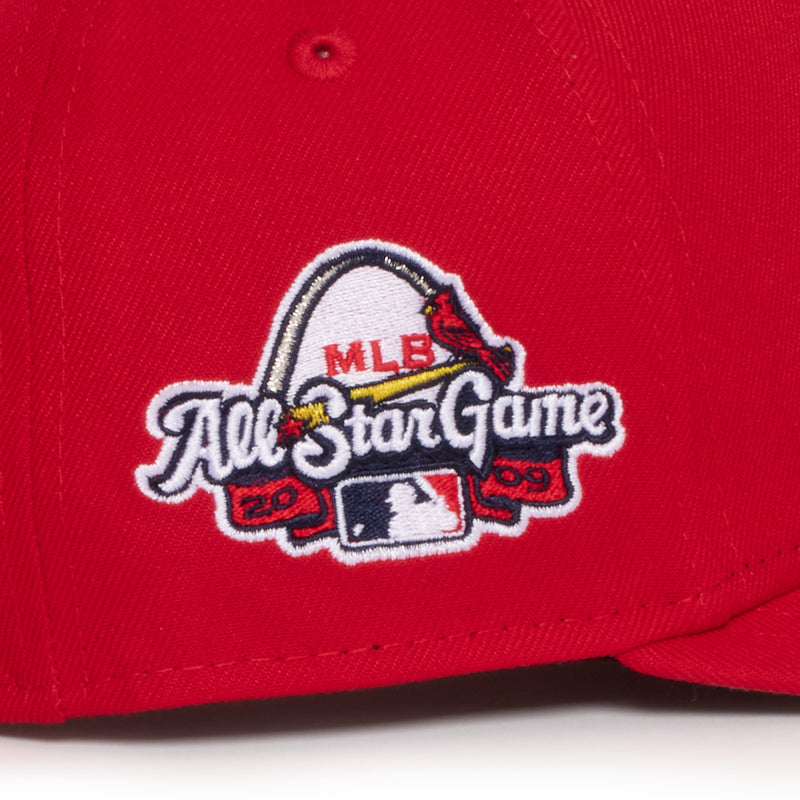 St Louis Cardinals All Red 950 AFrame 09 ASG Snap Back