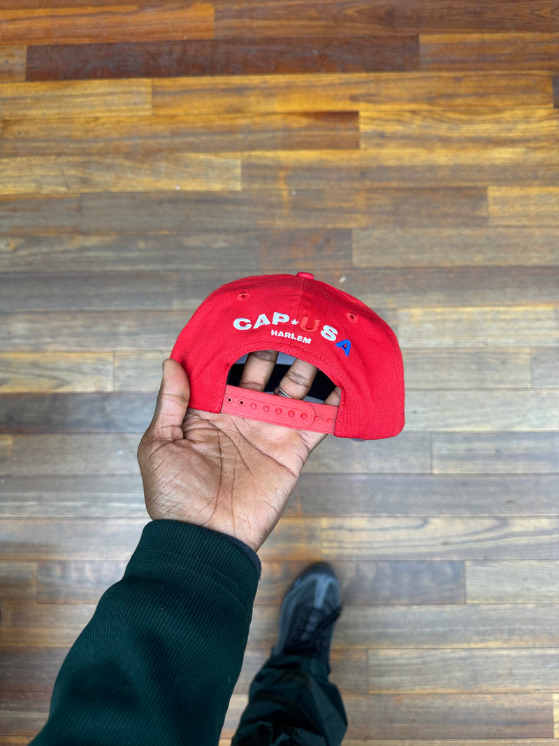 CAP USA All Red Snapback