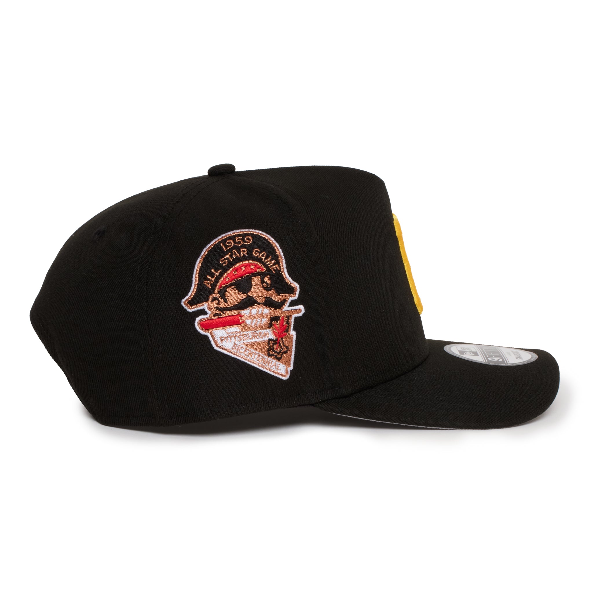 Pittsburgh Pirates All Black 950 AFrame 59 ASG Snap Back