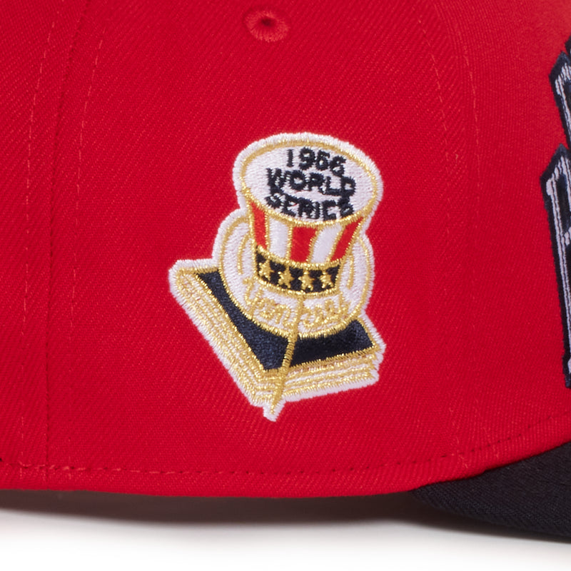 New York Yankees Red and Navy BX Bombers 950 AFrame Snap Back
