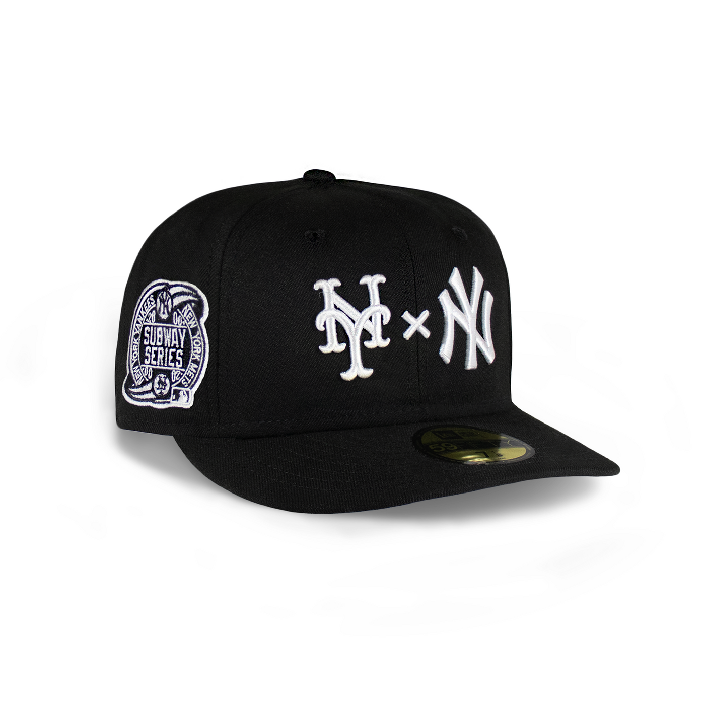 New York Yankees X Mets Black Subway Series Grey UV CAP USA NYC