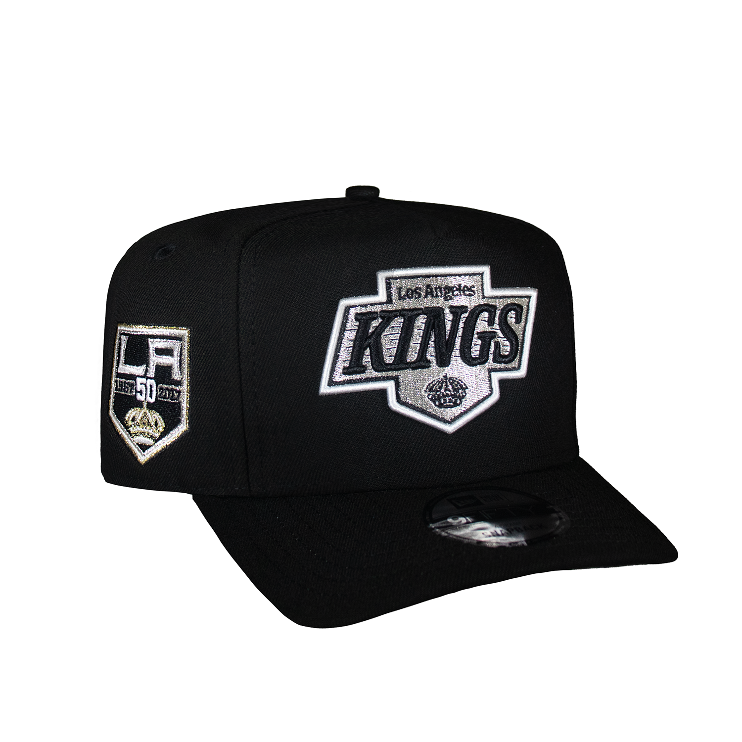 Los Angeles Kings All Black 950 AFrame Snap Back