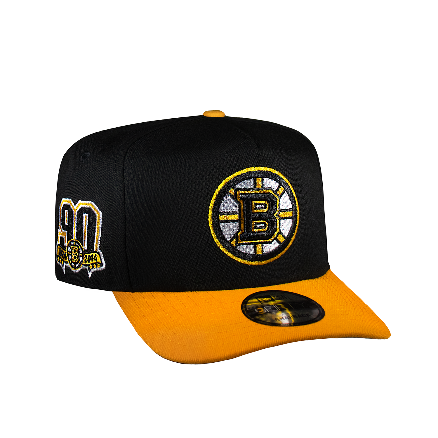 Boston Bruins Black & Yellow 950 AFrame Snap Back