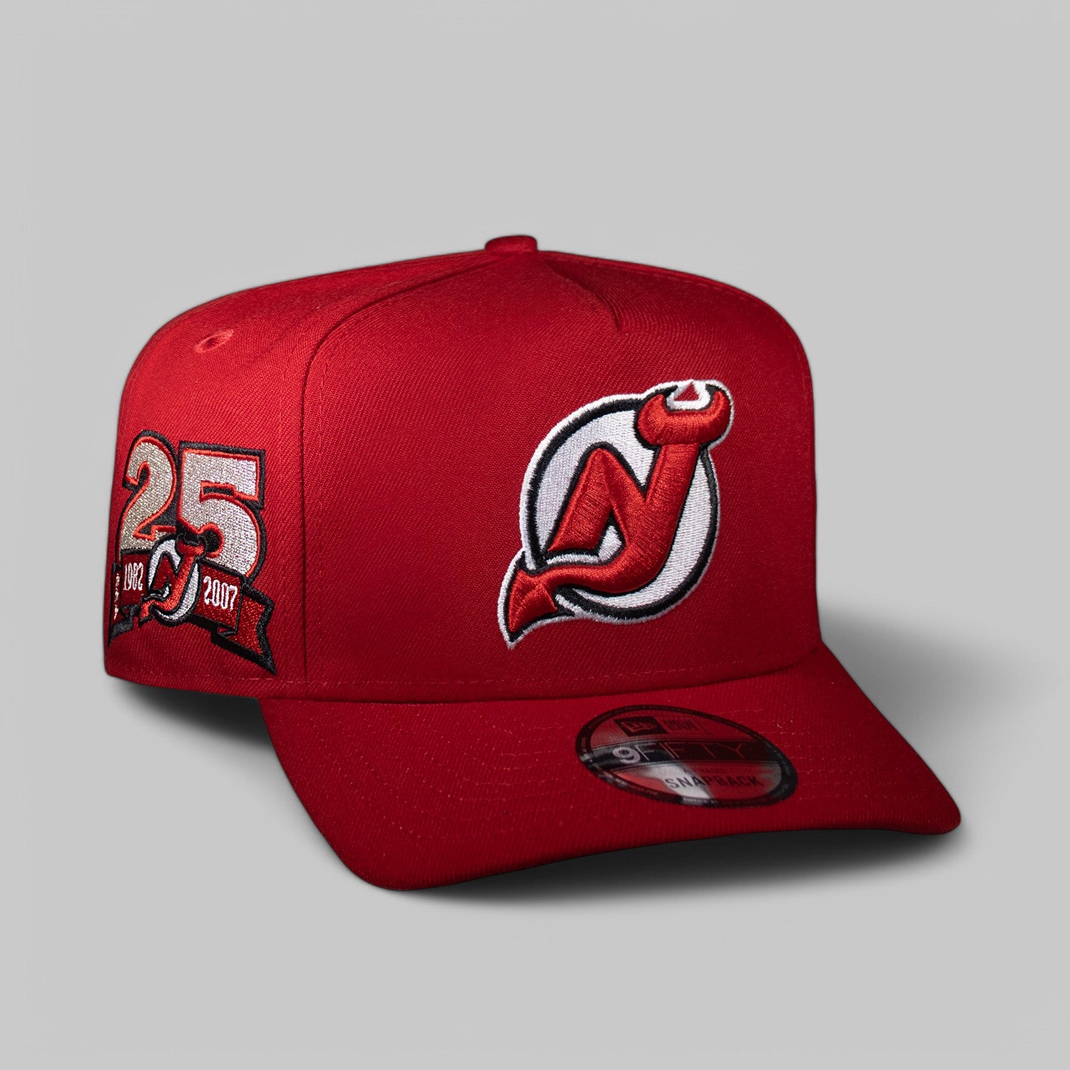 New Jersey Devils All Red 950 AFrame Snap Back