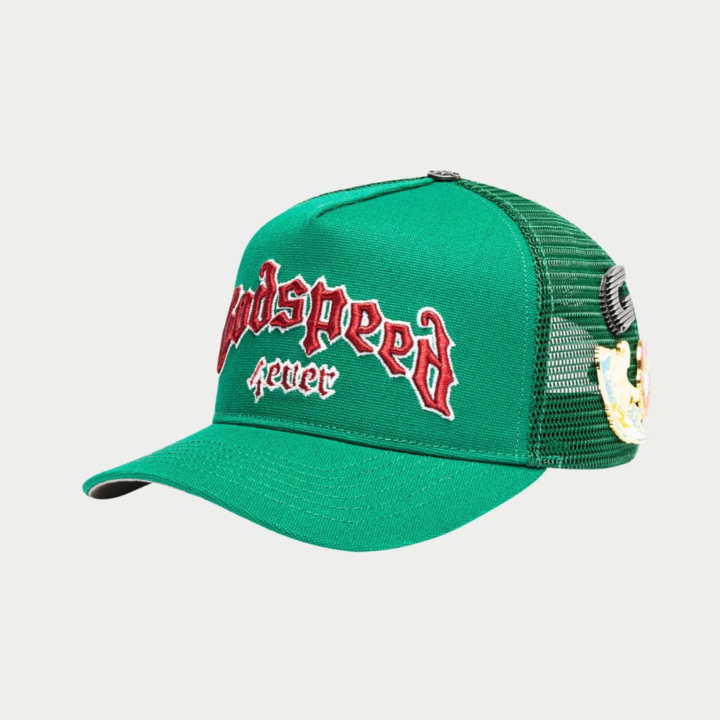 GODSPEED Forever All Green-Red Trucker Hat – CAP USA NYC