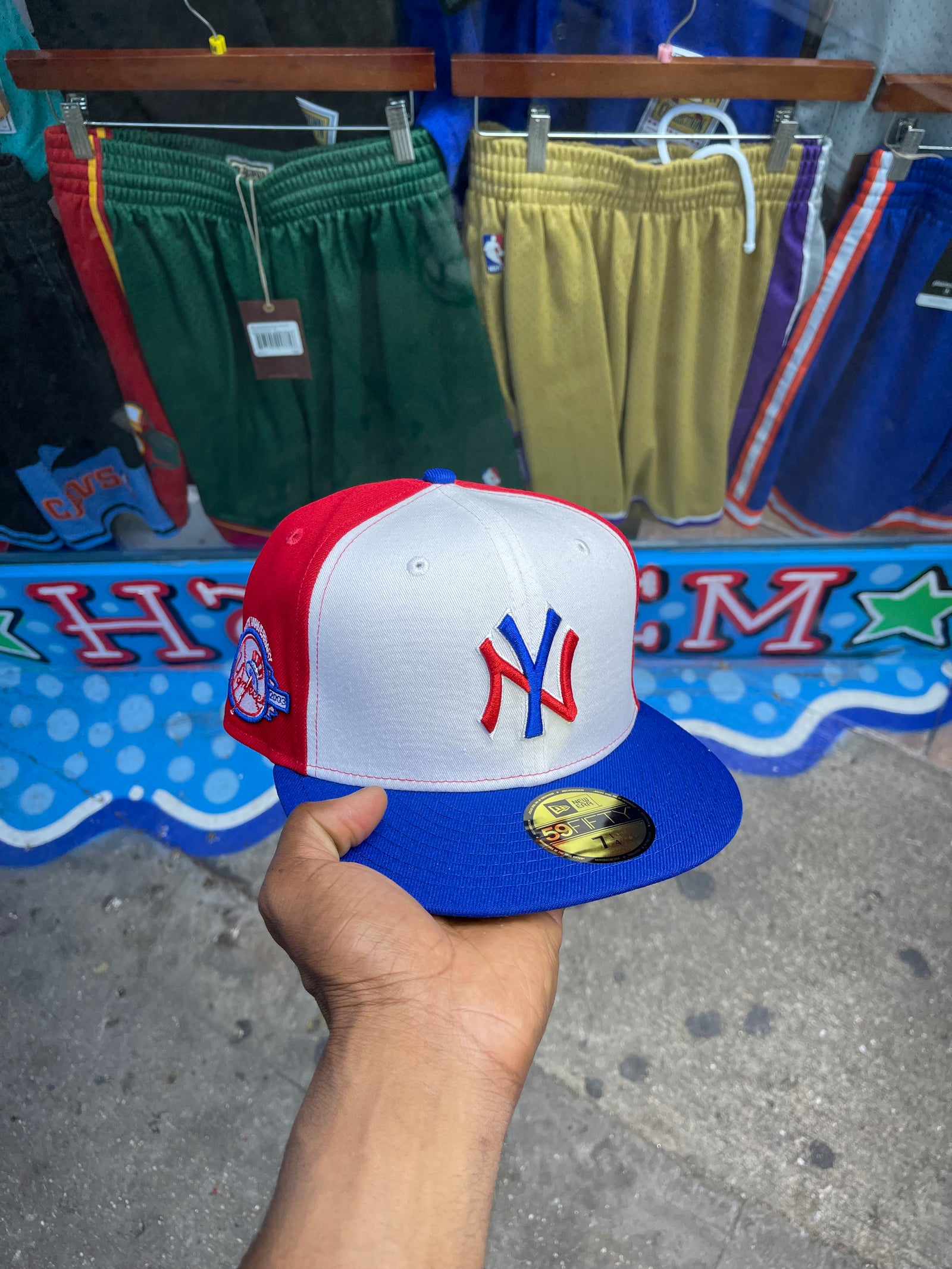 Red white and blue yankee hat online