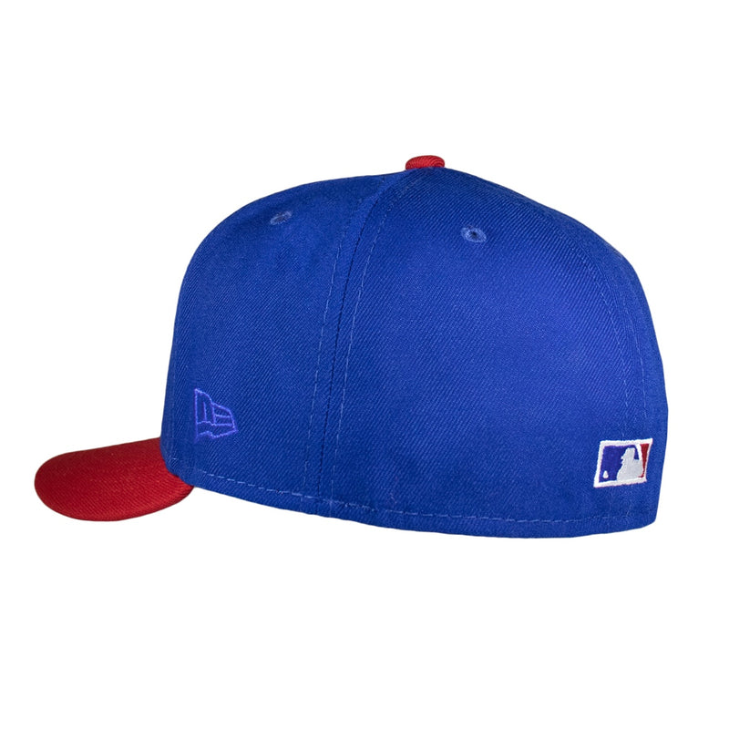 Chicago Cubs Royal Blue & Red Angry Bear Logo