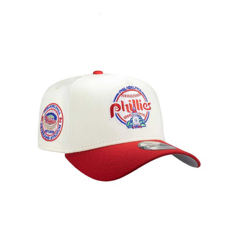 Philadelphia Phillies Creme White & Red 940 A-Frame Snap Back