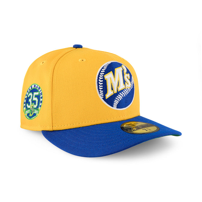 Seattle Mariners 2T A-Gold Yellow and Royal 35TH