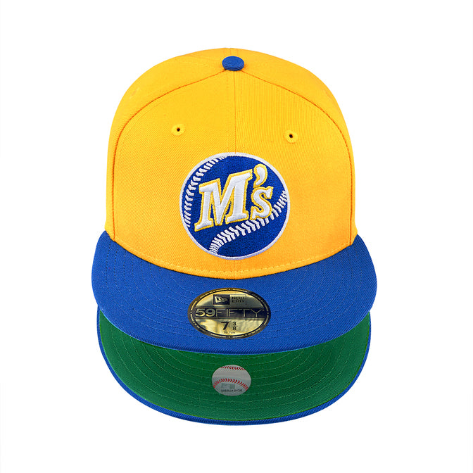 Seattle Mariners 2T A-Gold Yellow and Royal 35TH