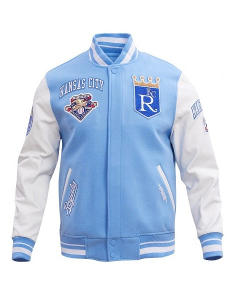 Kansas City Royals Sky Blue Varsity Jacket