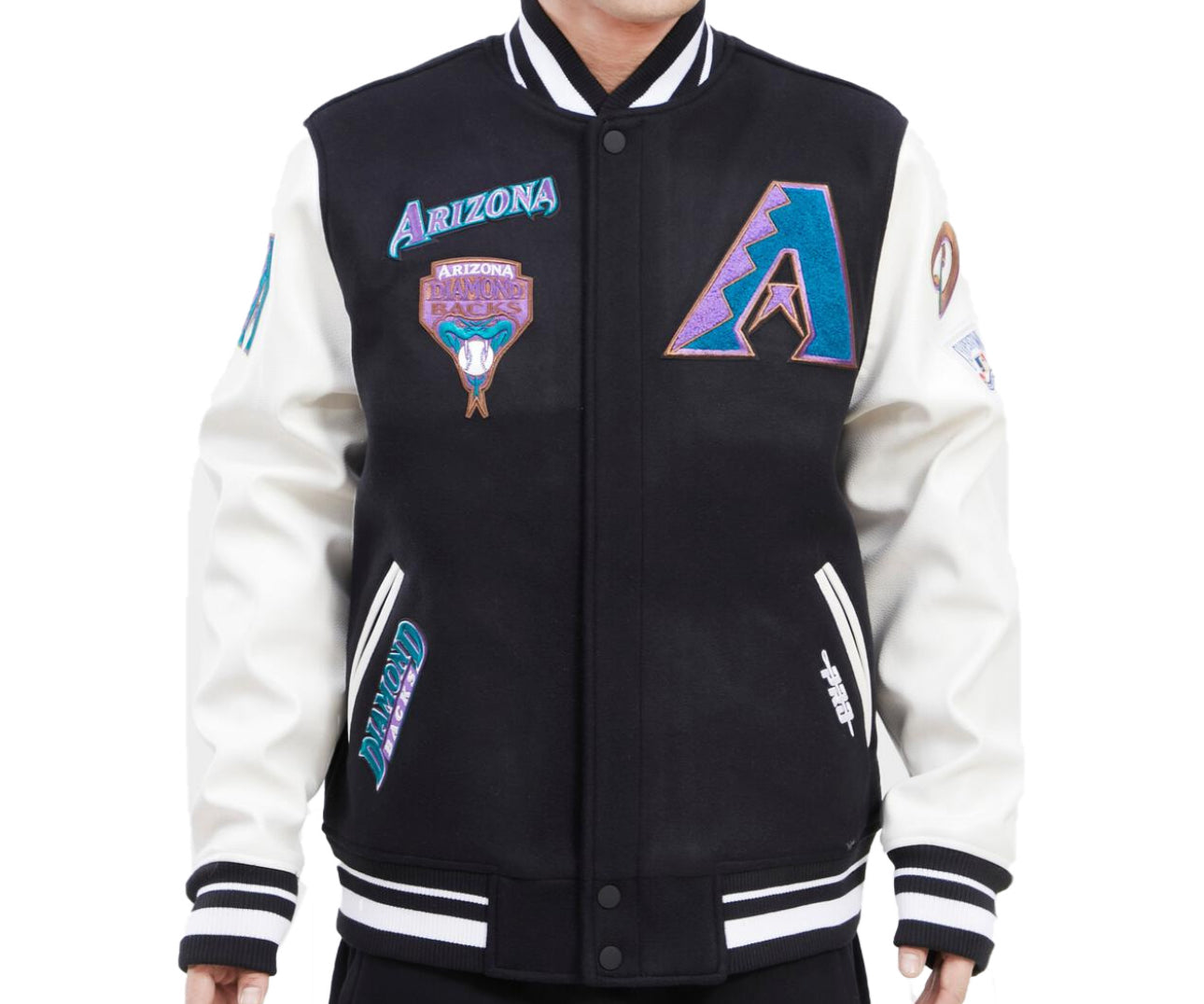 Arizona Diamondbacks Black Varsity Jacket