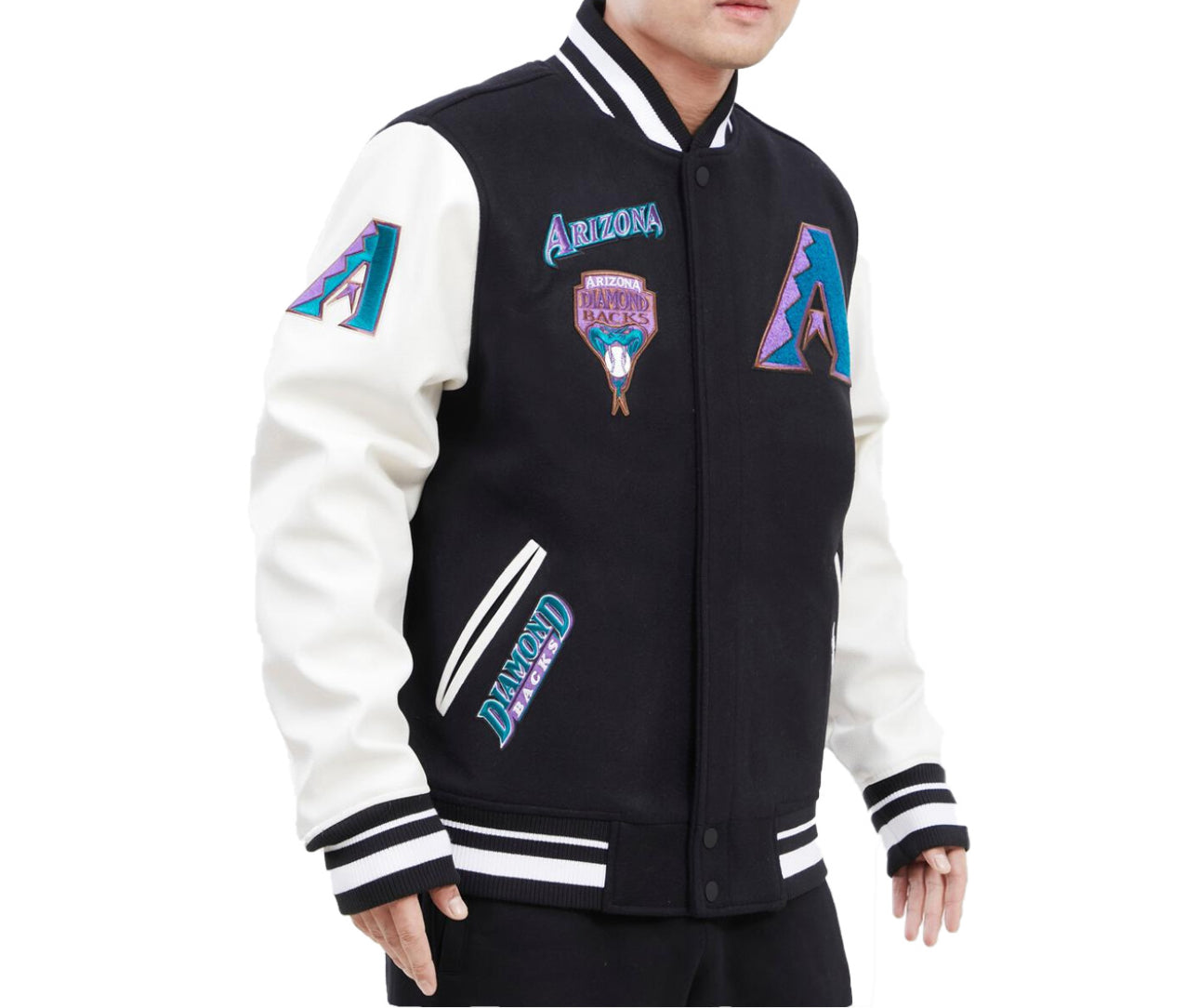 Arizona Diamondbacks Black Varsity Jacket