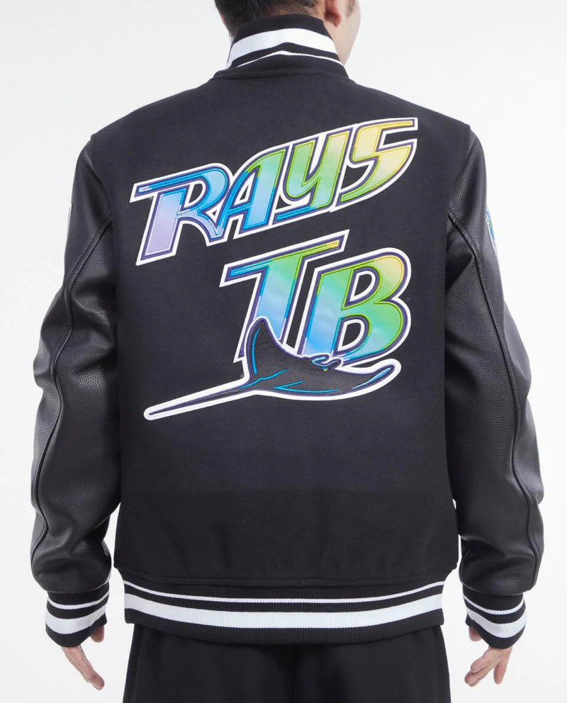 Tampa Bay Rays Black Varsity Jacket