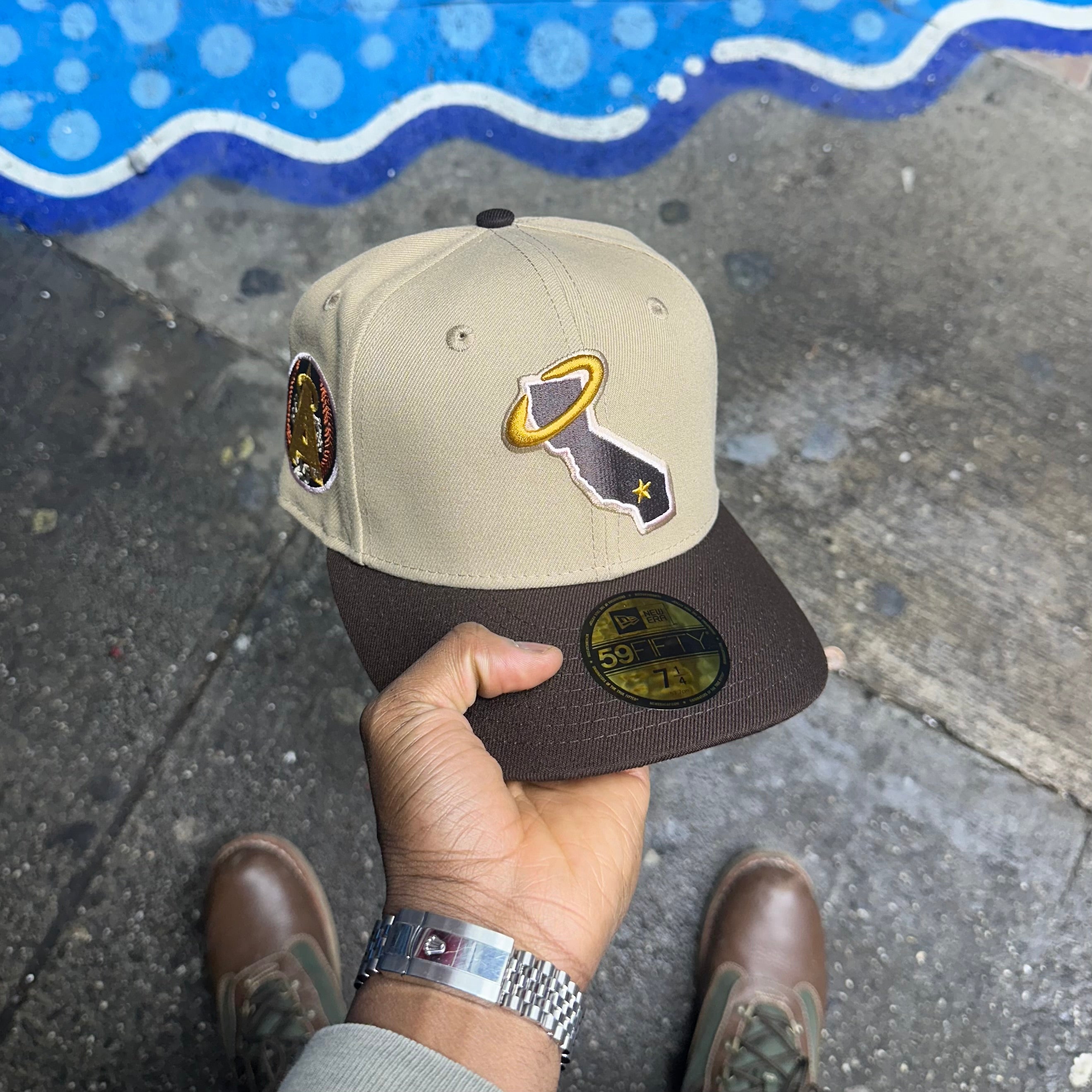 California Angeles Camel & Brown w/ Pink UV