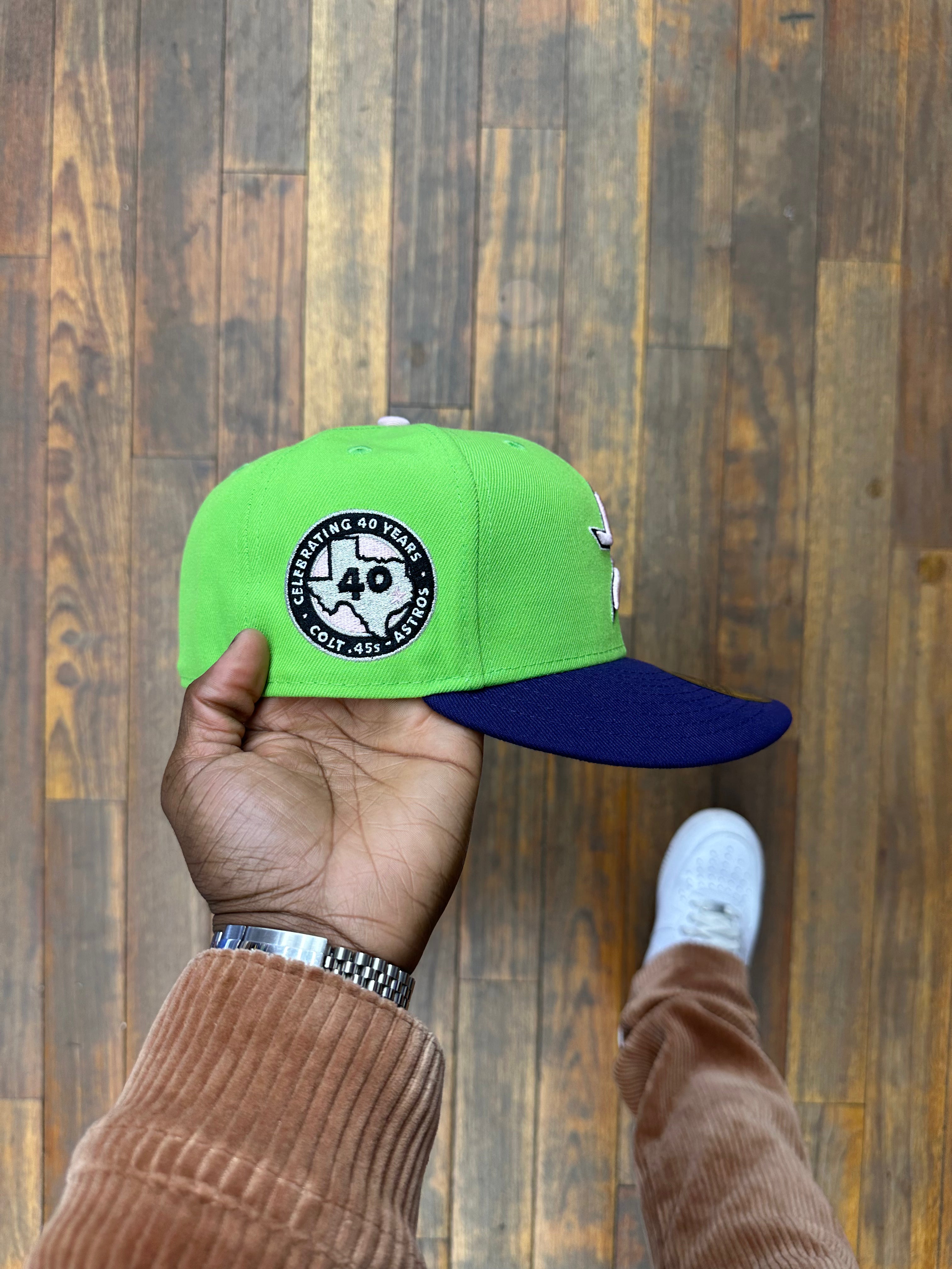 Houston Astros Lime Green & Purple 40Th Anniversary