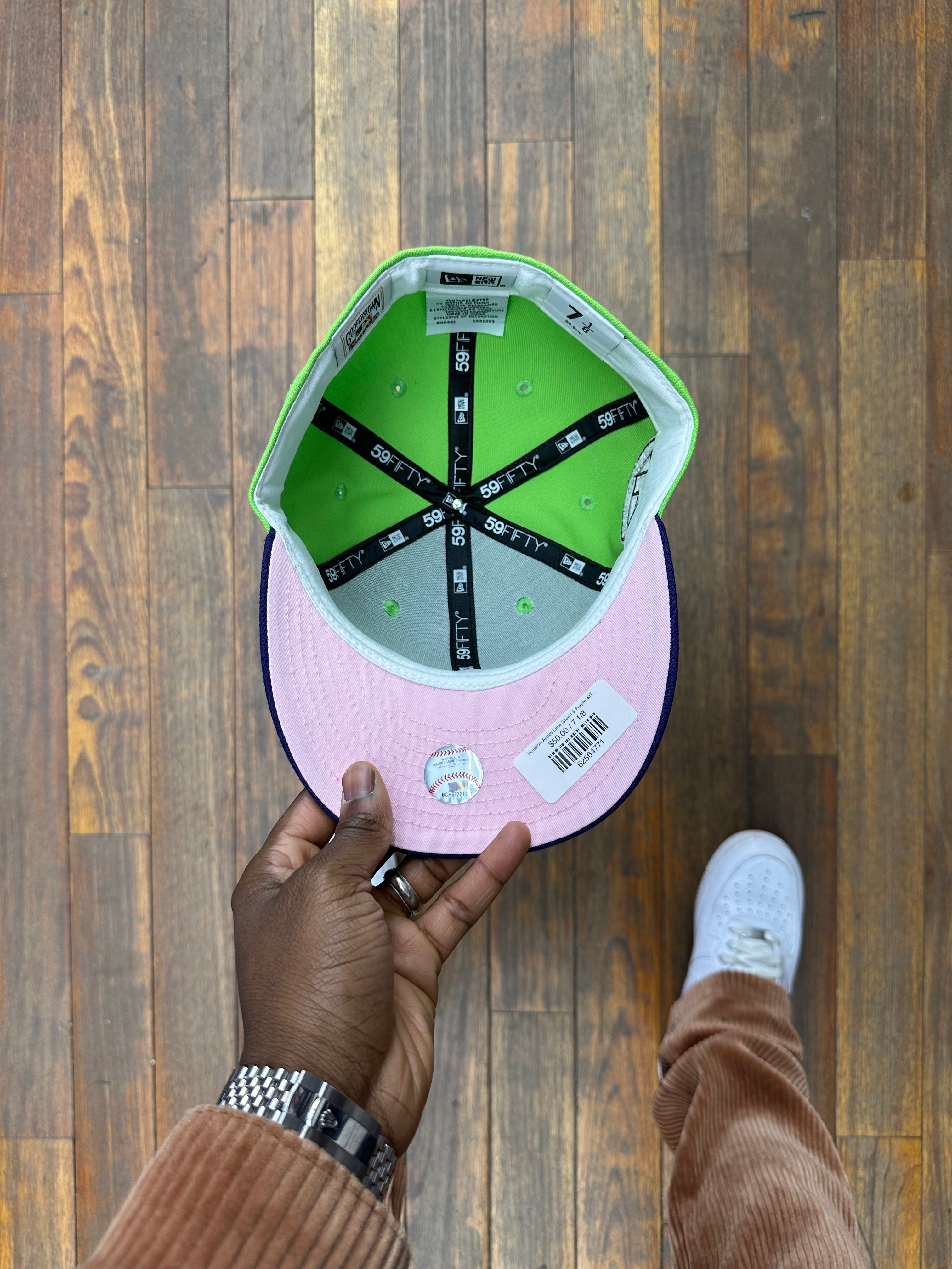 Houston Astros Lime Green & Purple 40Th Anniversary