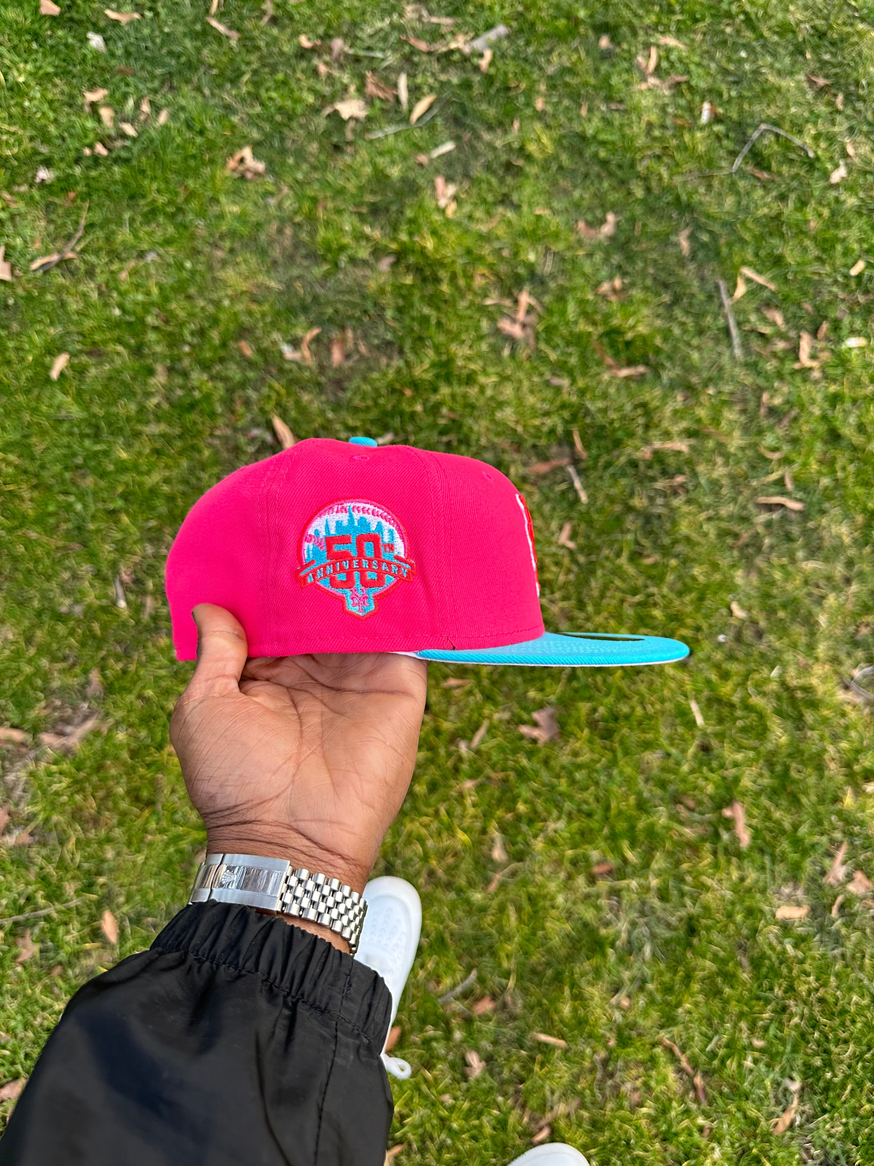 New York Mets Hot Pink & Teal 50th Anniversary