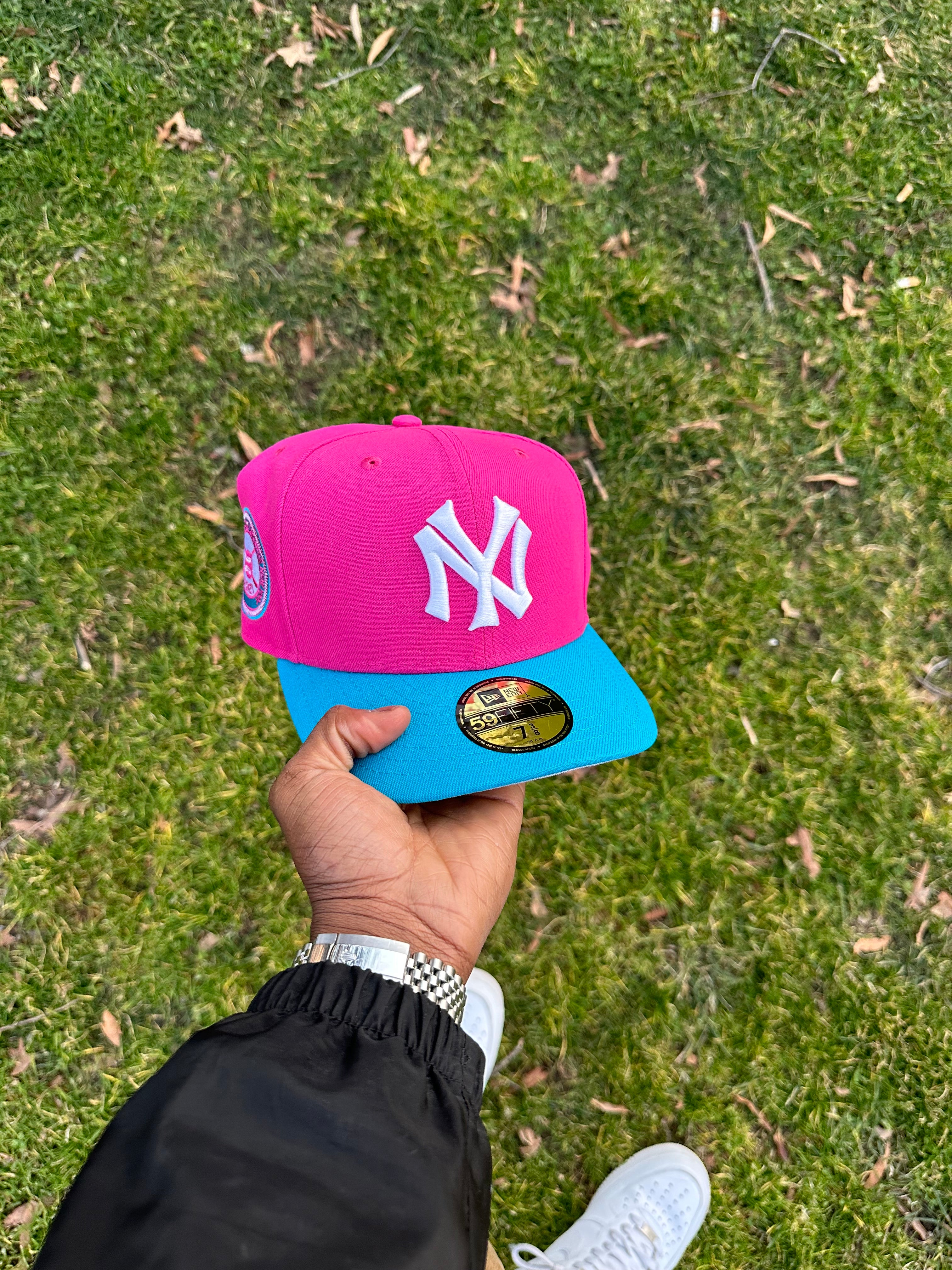 New York Yankees Pink Glow & Blue 1921 World Series