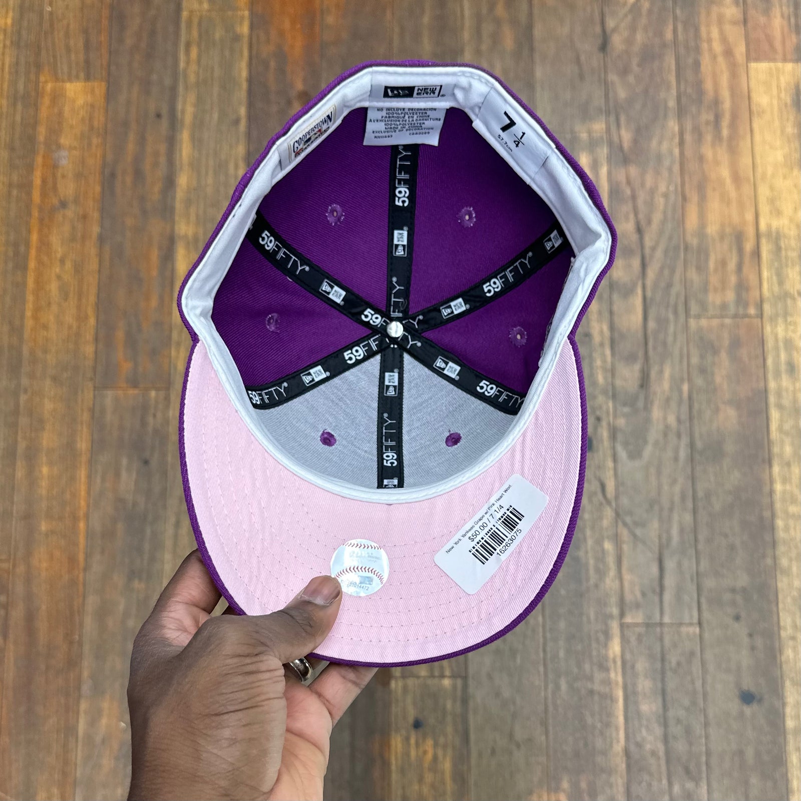 New York Yankees Grape w/ Pink Heart World Series – CAP USA NYC