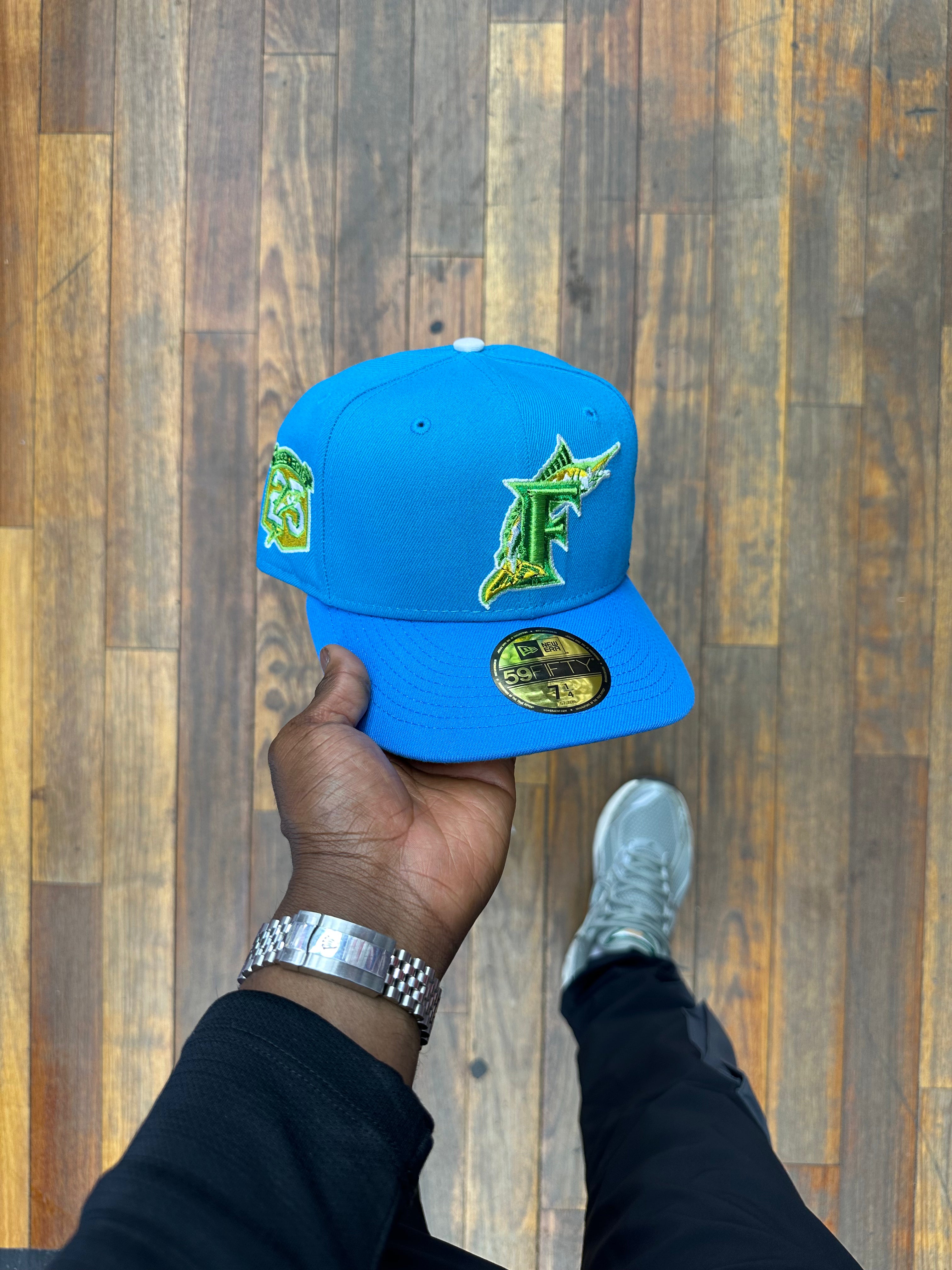 Florida Marlins Teal & "Adventure" Blue 25 year Anniversary