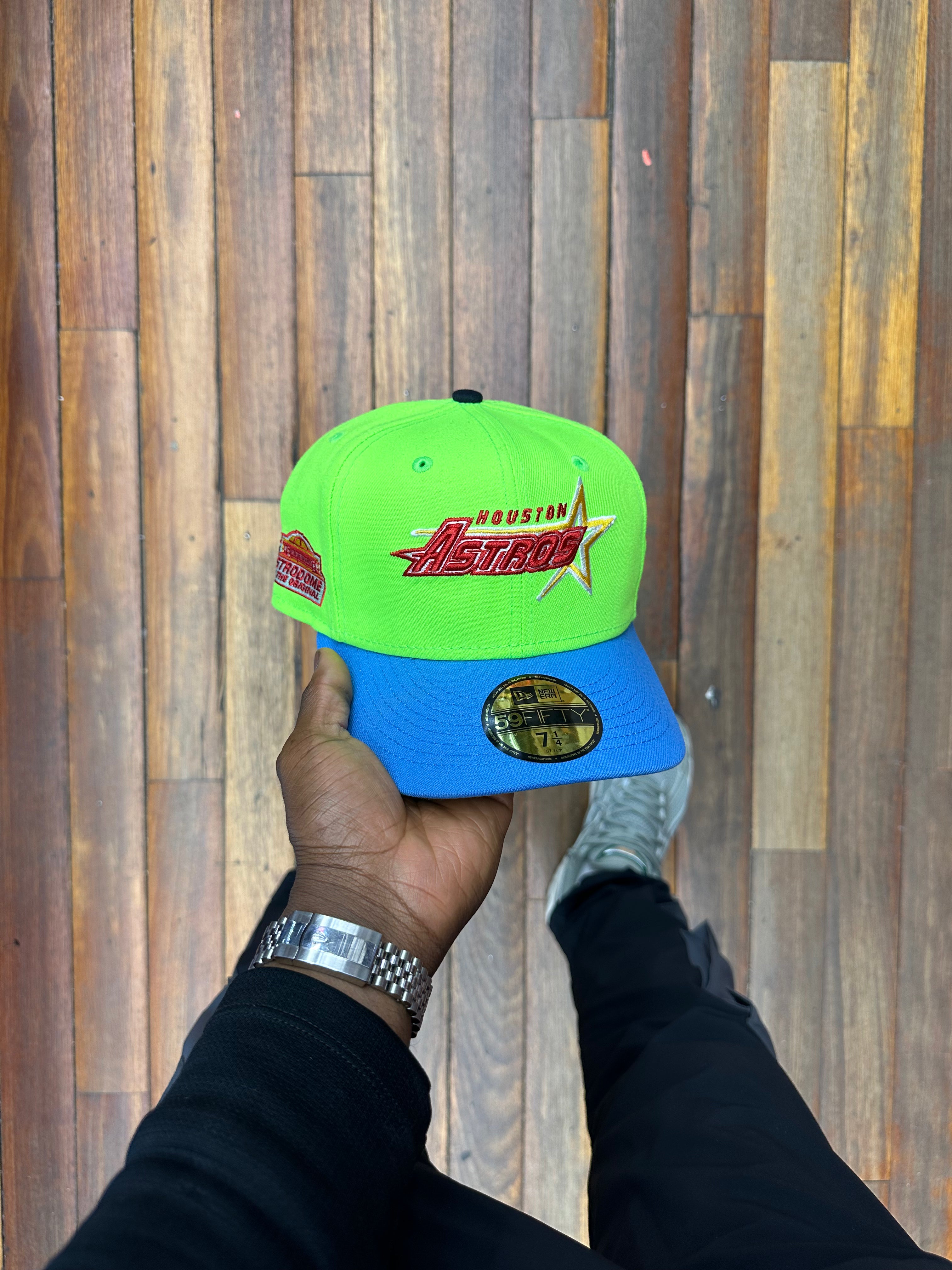 Houston Astros Lime Green and Blue