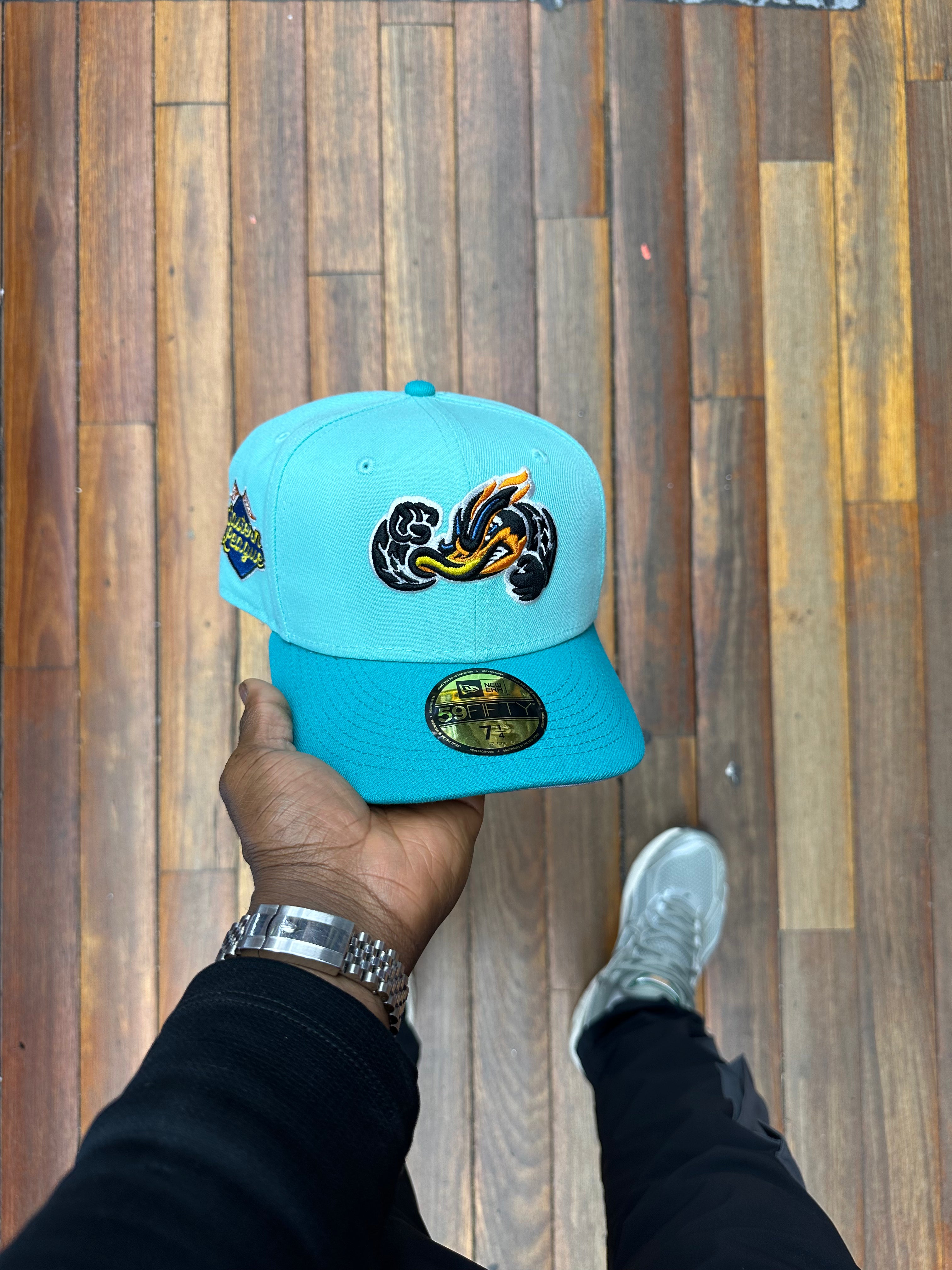 Akron Rubber Ducks MiLB Turquoise and Teal