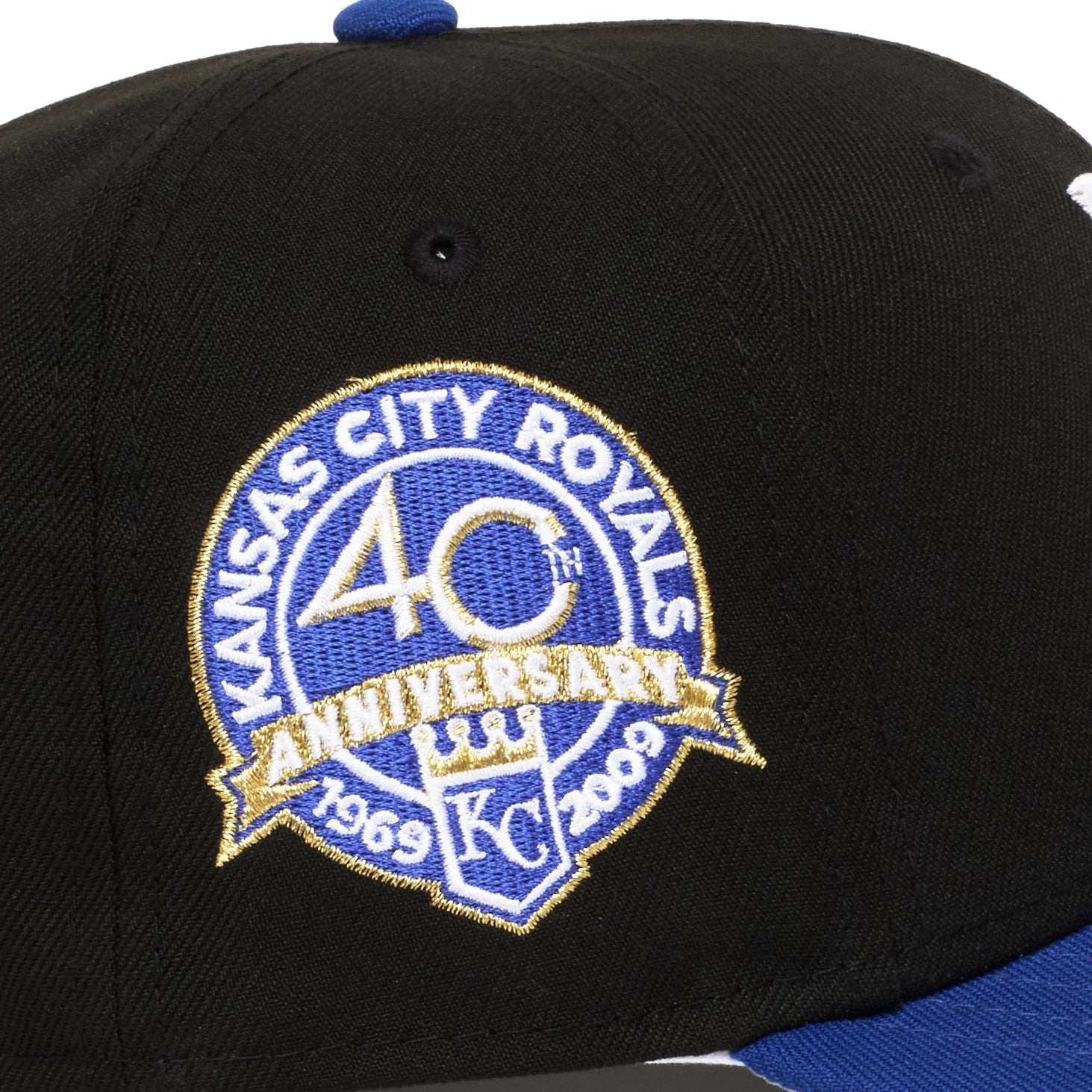 Kansas City Royals Black And Royal 40th Anniversary Grey UV