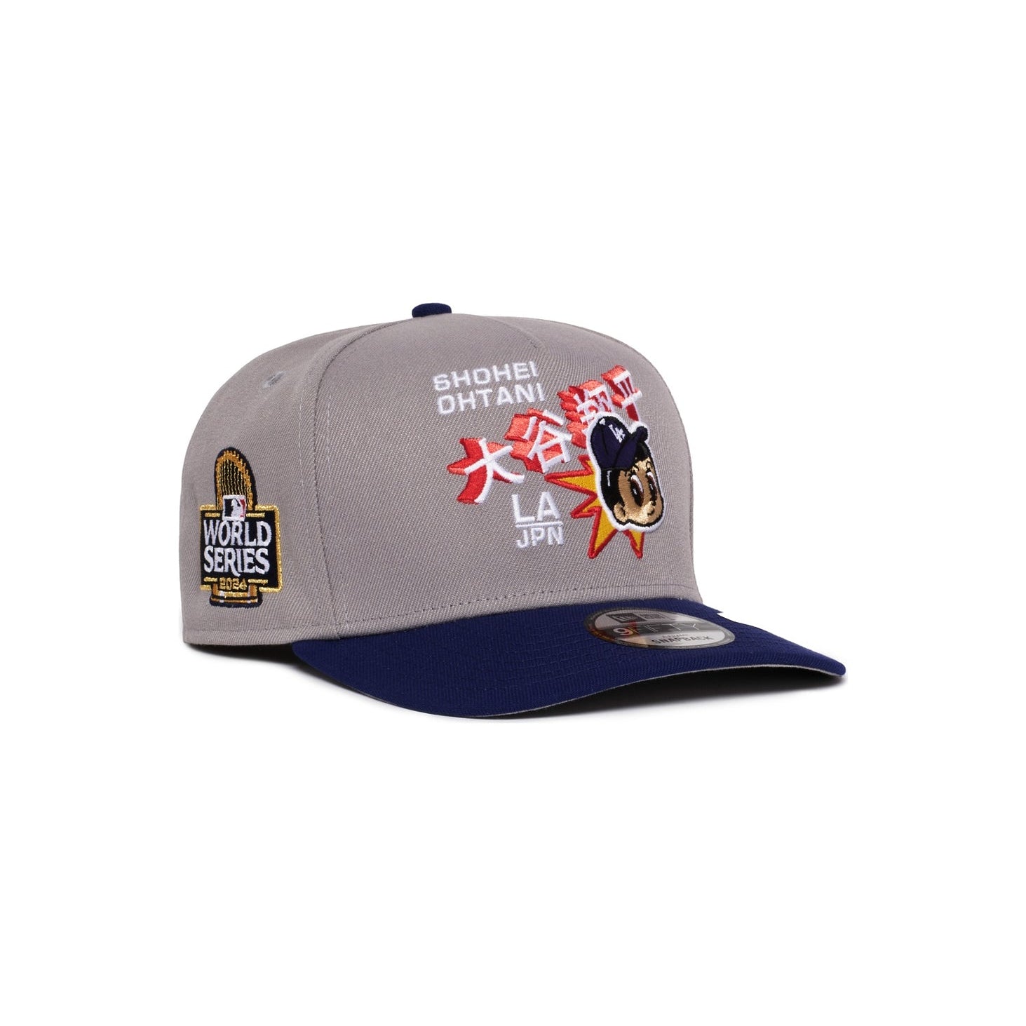 Los Angeles Dodgers Grey and Blue Ohtani 950 AFrame Snap Back