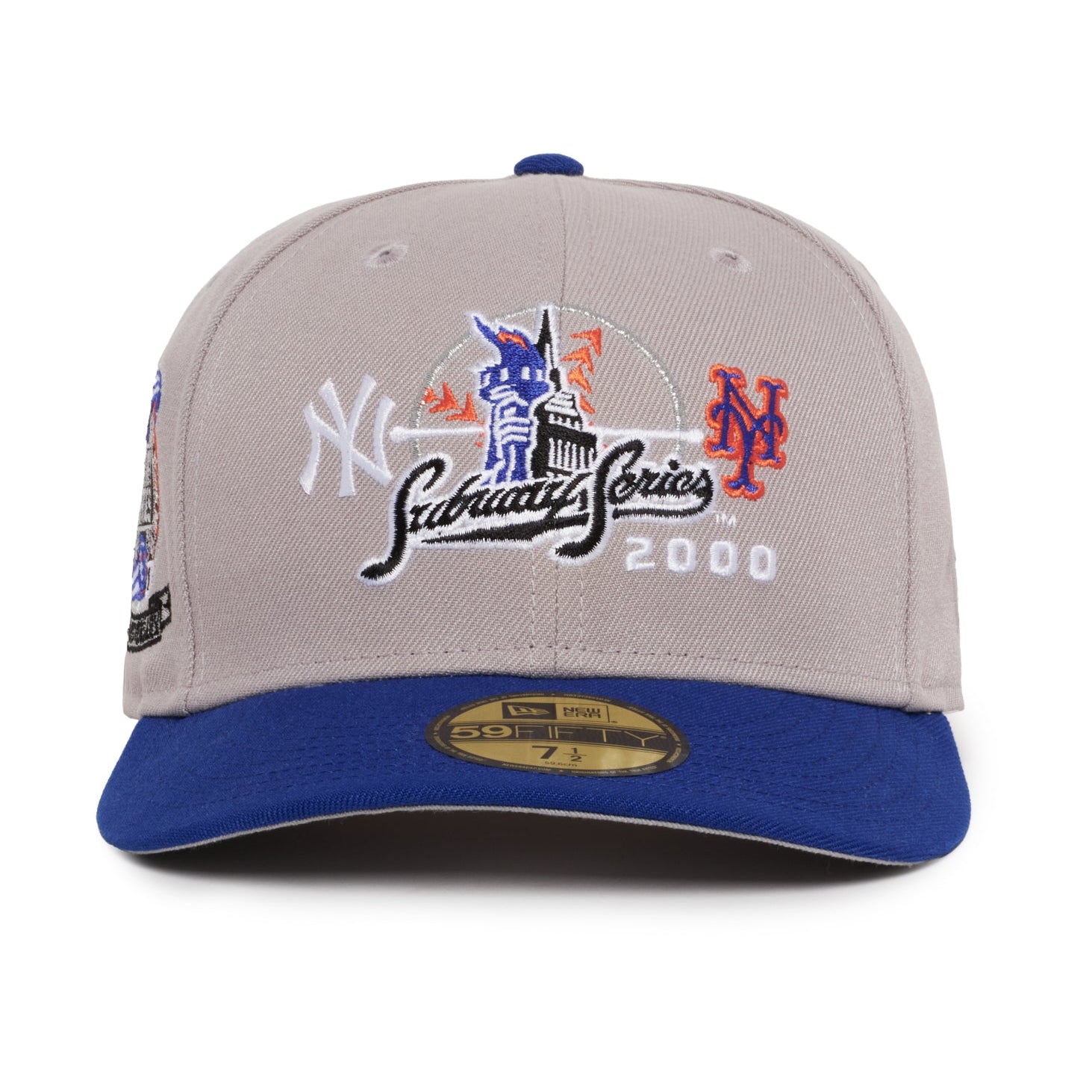 New York Yankees X Mets Grey and Royal SWS 25Th