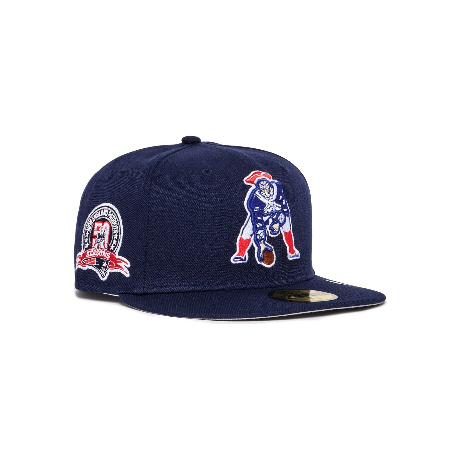 New England Patriots Mascot Oceanside Navy 50 Seasons
