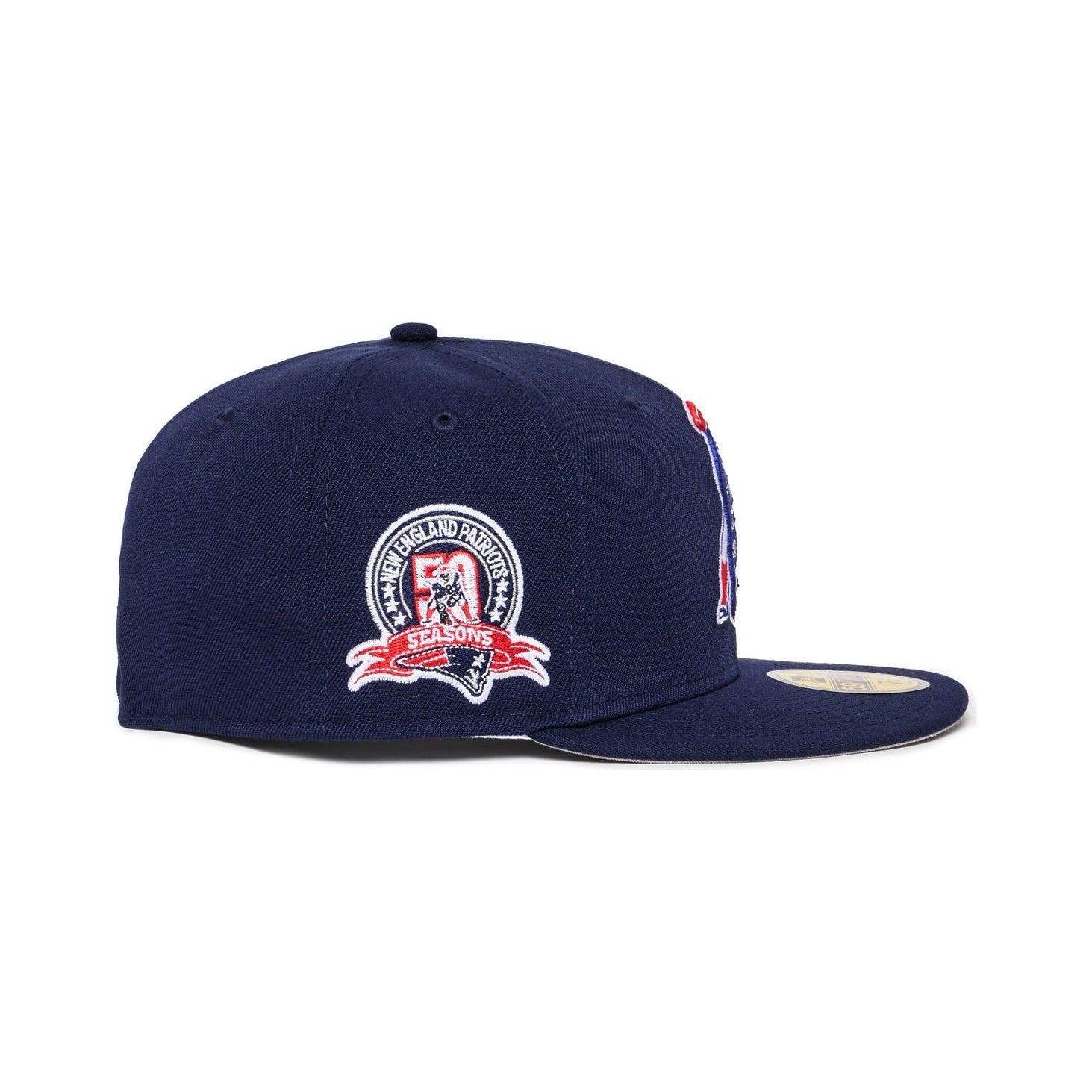 New England Patriots Mascot Oceanside Navy 50 Seasons