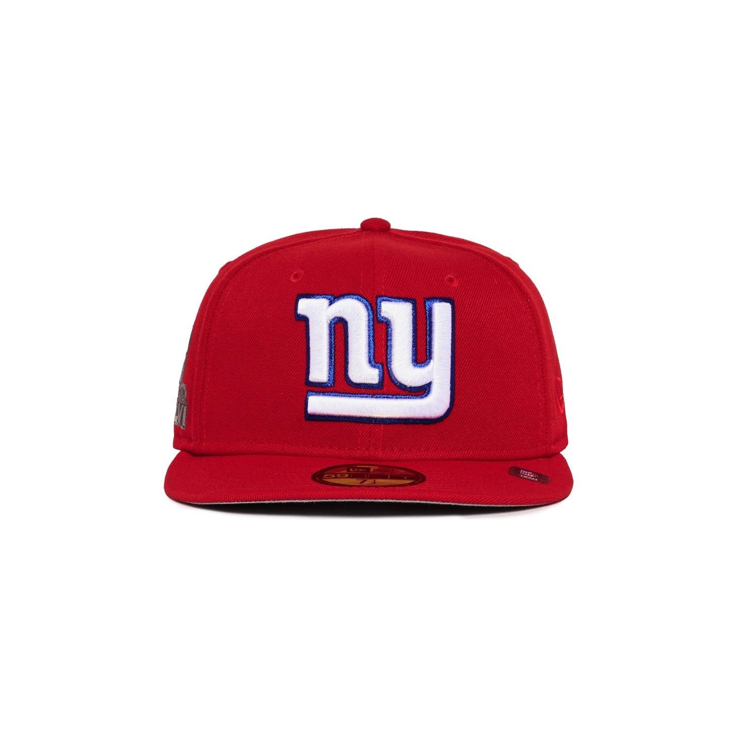 New York Giants All Red white NY Logo Super Bowl 46