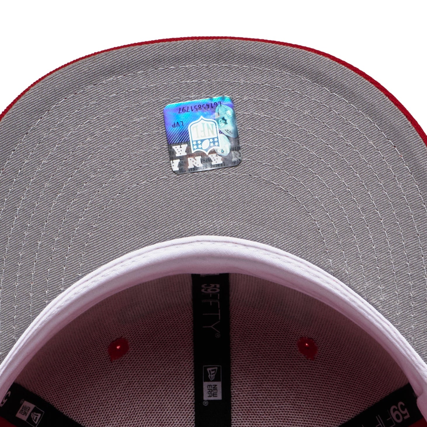 New York Giants All Red white NY Logo Super Bowl 46