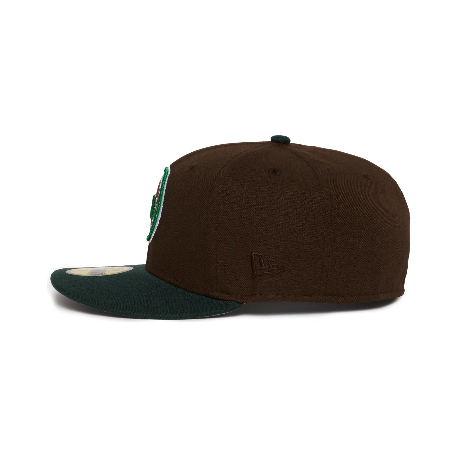 New York Mets All Dark Brown And Green Circle Logo 40Th Anniversary