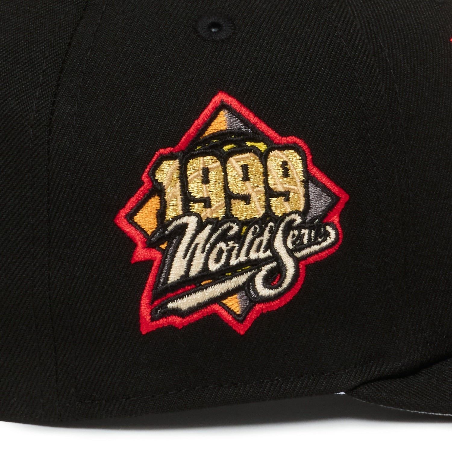 New York Yankees Lightning Logo Gold and Grey 1999 WS