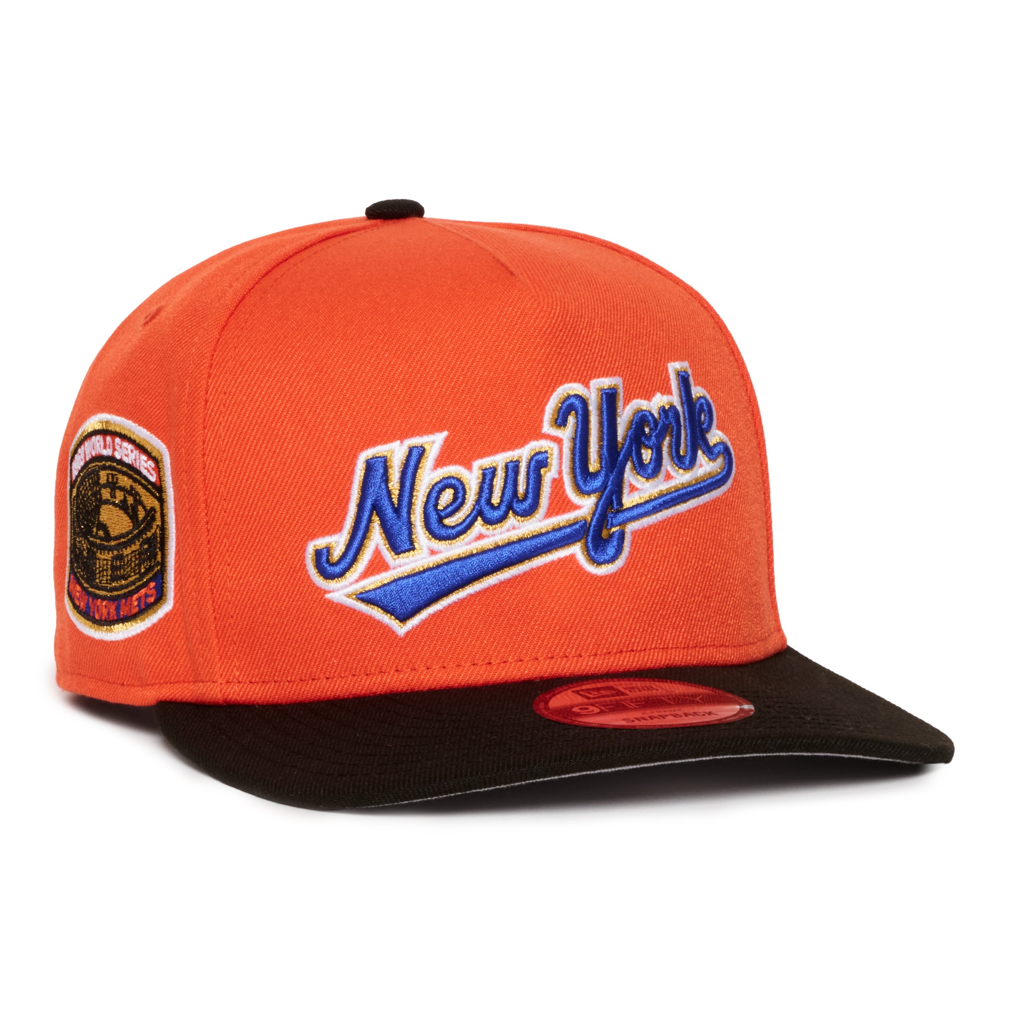 New York Mets Orange and Black Script 950 AFrame 1969 WS Snap Back