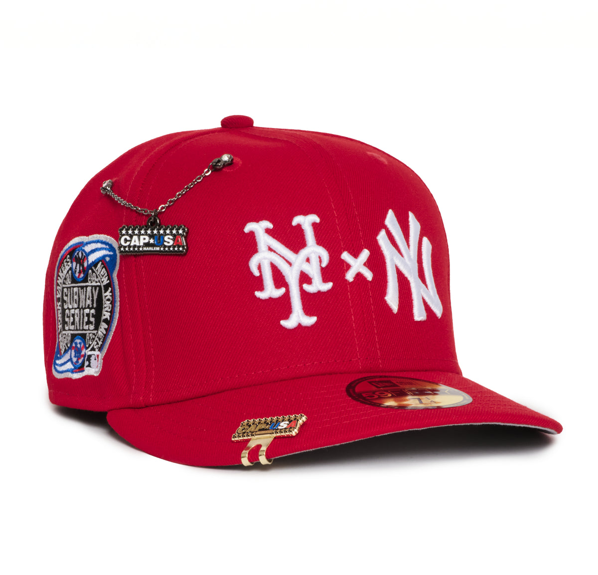 New York Yankees X Mets All Red Subway Series – CAP USA NYC