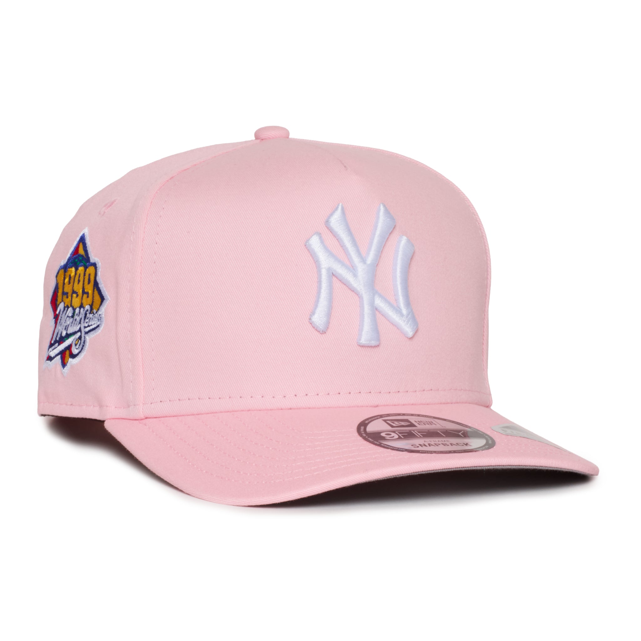 New York Yankees Soft Pink 950 AFrame 99 WS Snap Back – CAP USA NYC
