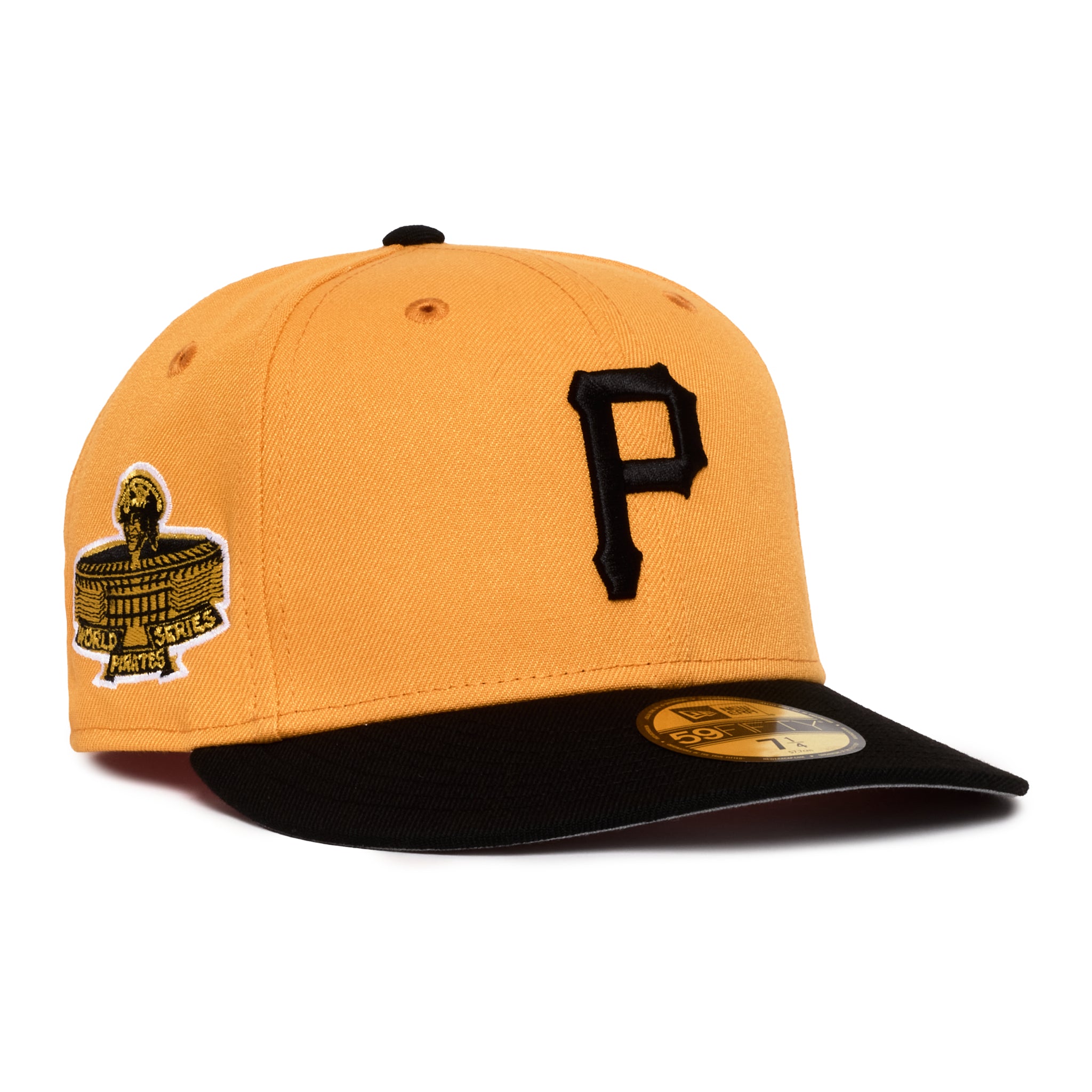 Pittsburgh Pirates AGold Yellow and Black Black Logo 1971 World Series