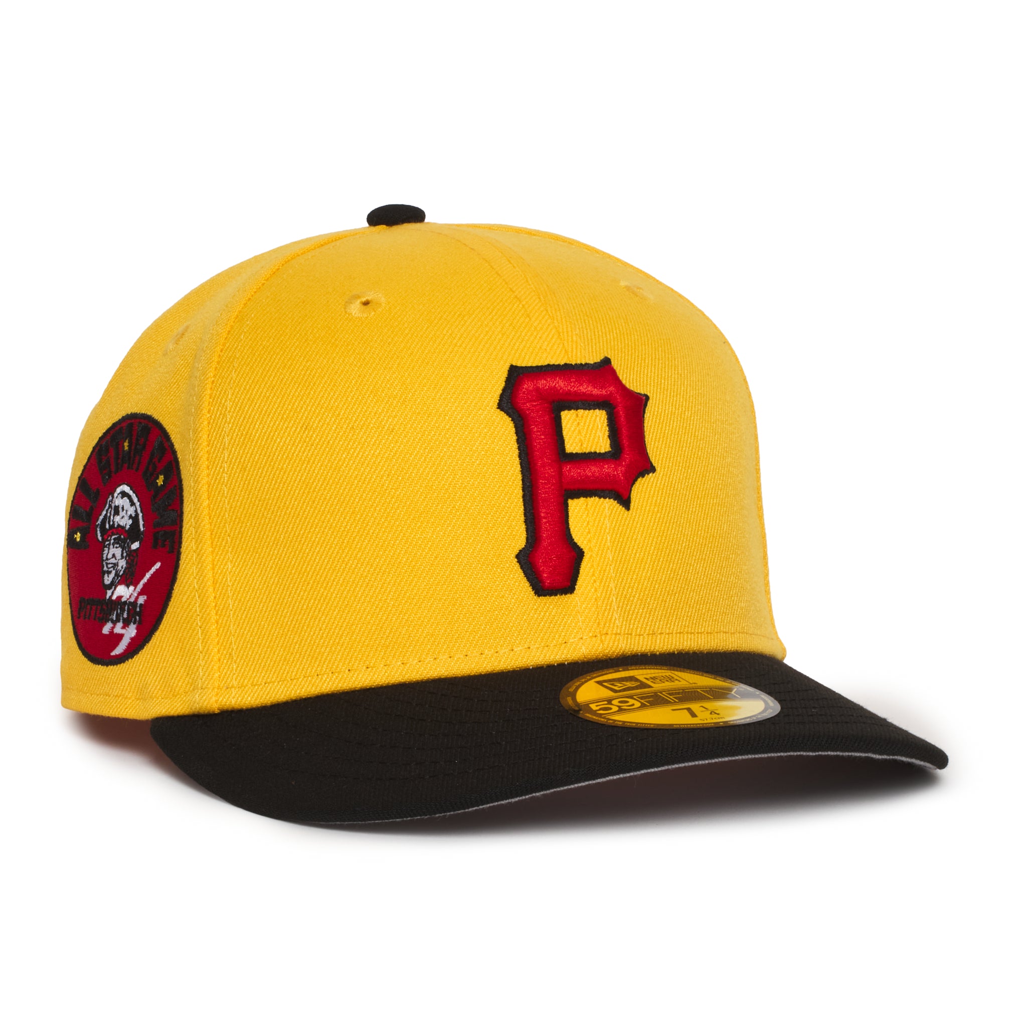 Pittsburgh Pirates AGold Yellow and Black Red Logo 1974 All Star Game