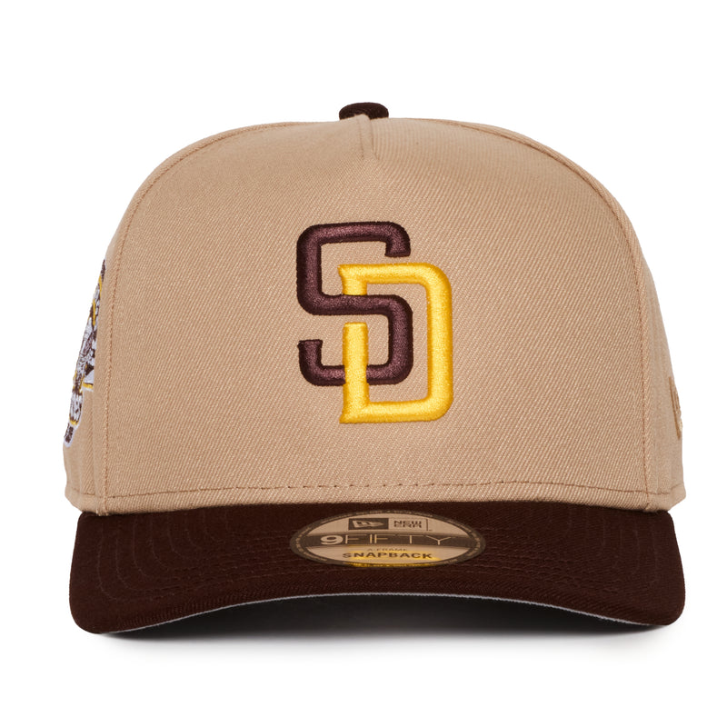 San Diego Padres Camel And Brown  950 A-Frame  Padres Stadium  Snap Back