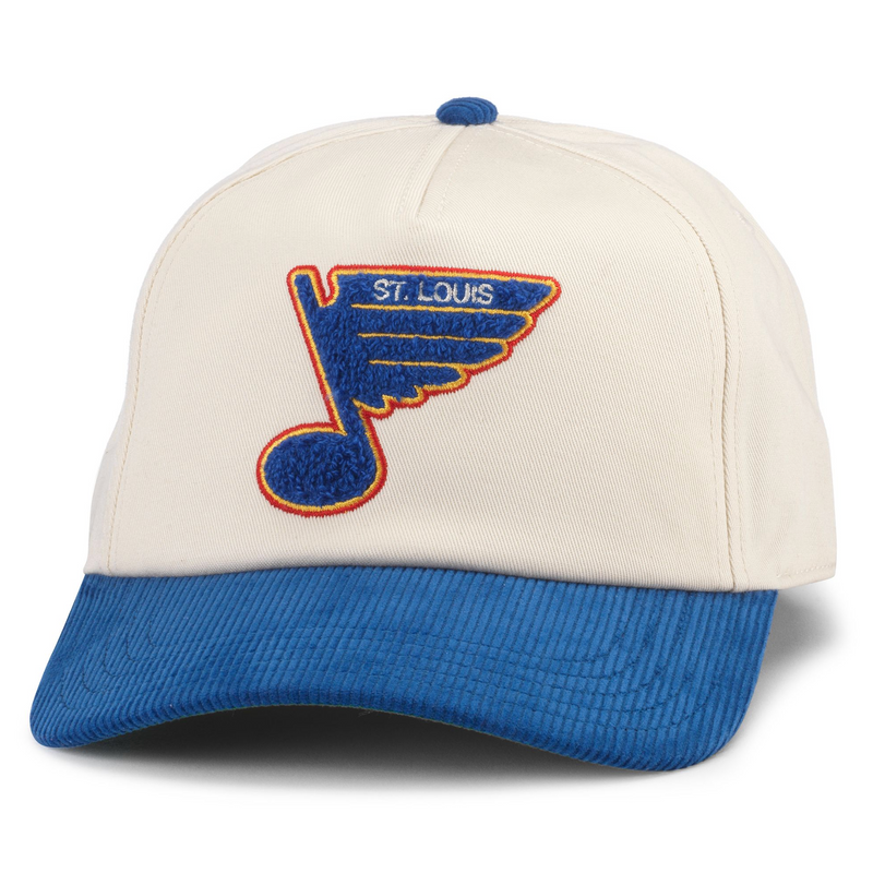 St. Louis Blues Burnett White & Blue Snap Back