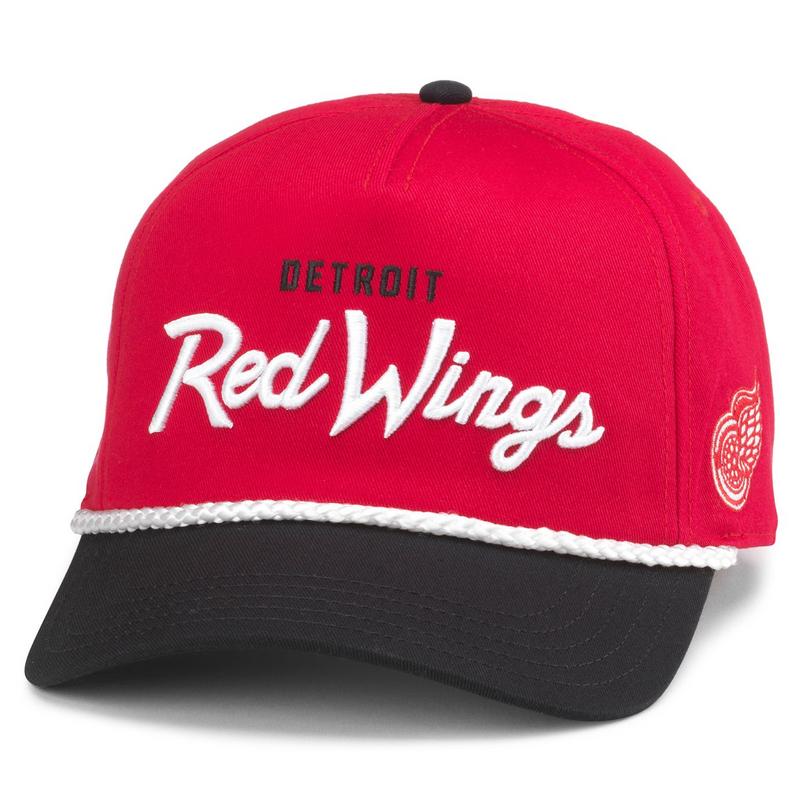 Detroit Red Wings Roscoe Red & Black Snap Back