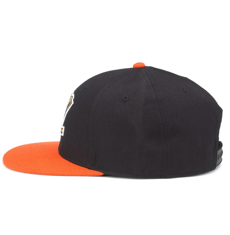 Anaheim Mighty Ducks Black & Orange Snap Back