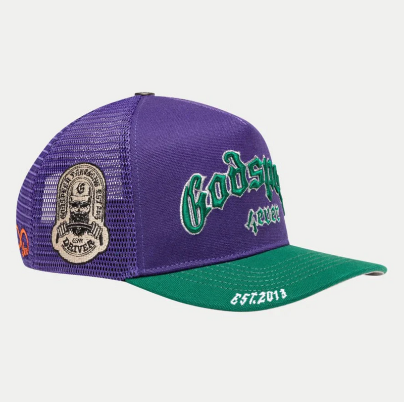 GODSPEED Forever 2 tone Purple-Green Trucker Hat