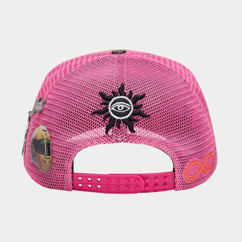 God Speed Forever Pink Trucker Hat (Fuchsia Washed)