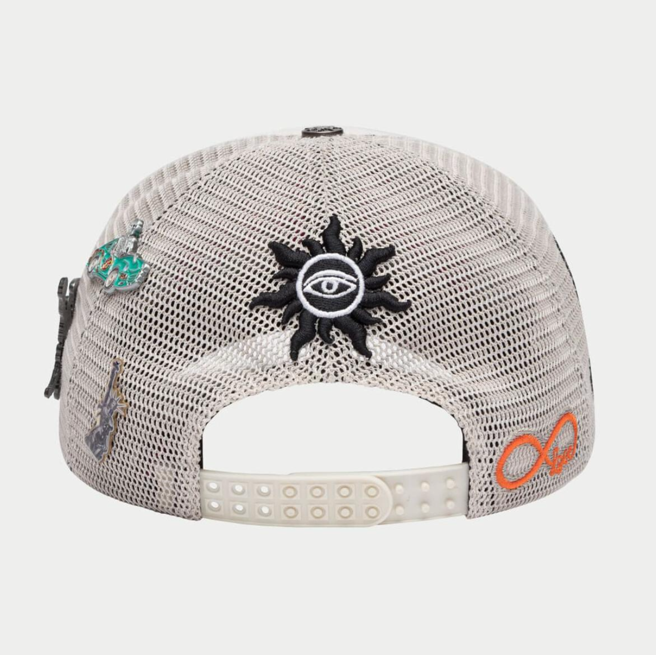 GodSpeed Forever Trucker Hat (White/ Pink Fuchsia)